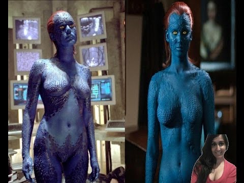 x men mystique actress Rebecca Romijn Vs. Jennifer Lawrence Who is Better?!