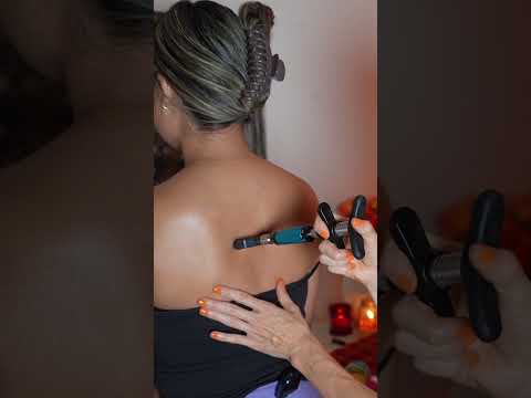 Asmr chiro exam #asmr #asmrsounds #asmrvideo #relaxing #relax #satisfying #satisfyingvideo #tingles
