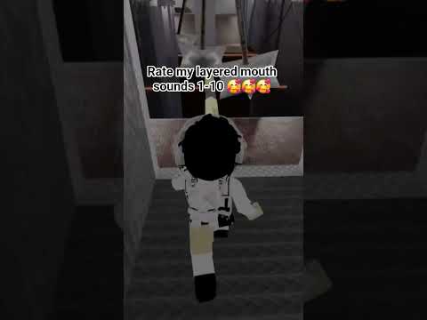 How many layers do you think are there? #asmr #roblox #mouthsounds #layered