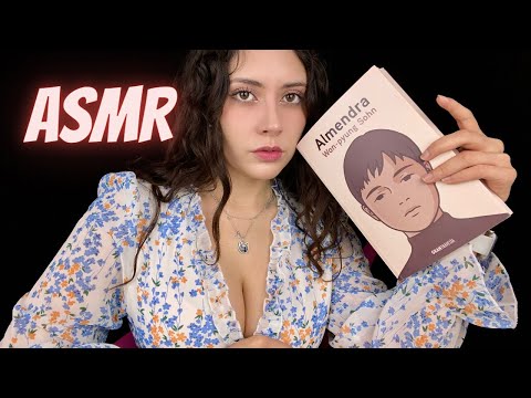 ASMR lectura en español ✨ LEYENDO ALMENDRA DE WON PYUNG SOHN 👌 super relajante de oreja a oreja