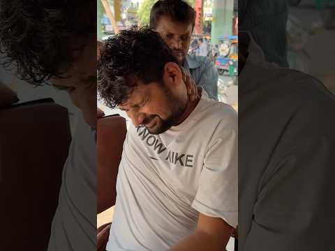 Indian Street Powerful Massage #asmr #barbermassage #barbershop #relaxing #satisfying