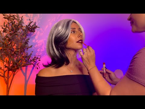 ASMR Perfectionist | Hair, Makeup, Clothing Adjustments, Touch-ups For A Halloween Party