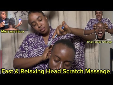 ASMR: Fast & Invigorating Scalp Scratch and Head Massage for Deep Relaxation 