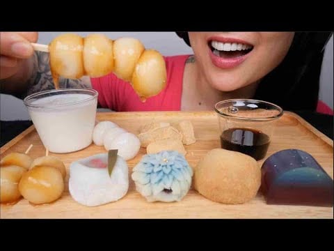 JAPANESE CONFECTIONERY (DANGO + WAGASHI + MOCHI) NO TALKING | SAS-ASMR