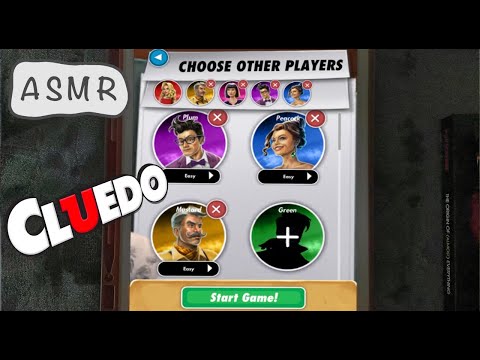 ASMR - Let's solve 3 CLUEDO mysteries on the ipad - Close whispering & mouth sounds