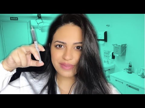 [ASMR] Aplicação de botox para ENXAQUECA (Roleplay realista)