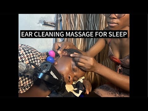ASMR EAR CLEANING AND MASSAGE FOR THOSE WHO WANT TO SLEEP ON A SUNDAY EVENING