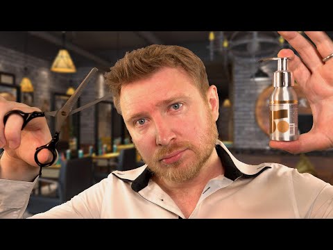 ASMR - Customized Elixir and Serum Haircut Roleplay (Layered Cutting Sounds)