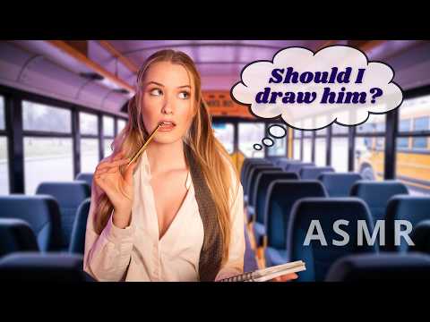 Nerdy Girl At The Back Of the School Bus ✍️📚 ASMR