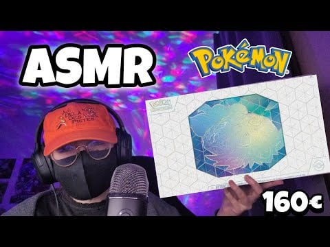 ASMR FRANÇAIS • OUVERTURE ULTRA PREMIUM BOX TERAPAGOS POKEMON 😴💤 (je pack une carte à 350 euros 🥹)