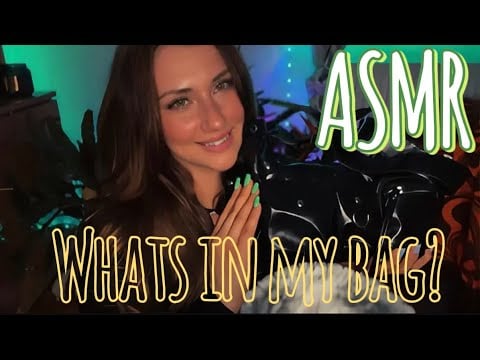 [ASMR PL] chodź, to pokażę ci co mam w torebce (nic ciekawego)👜👛 (szept, tapping) 
