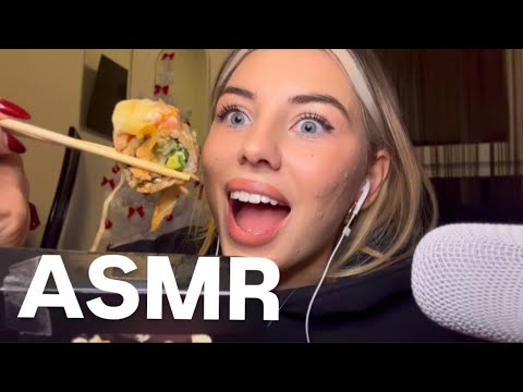 EATING SUSHI 🍱 🍣 for Ultimate Tingles | Relaxing Chewing Sounds & Mukbang ASMR [German]