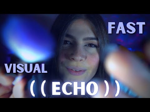 FAST VISUAL TRIGGERS w/ ECHO 😵‍💫🤤 | Binaural ASMR