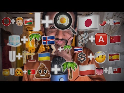 [ASMR] Can You Guess Country By Emoji ?