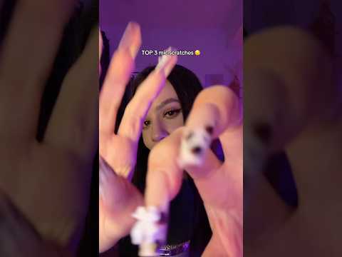TOP 3 mic scratches triggers 😴 ASMR for sleep 💤 #asmr #asmrsounds #asmrvideo #sleep #tingles