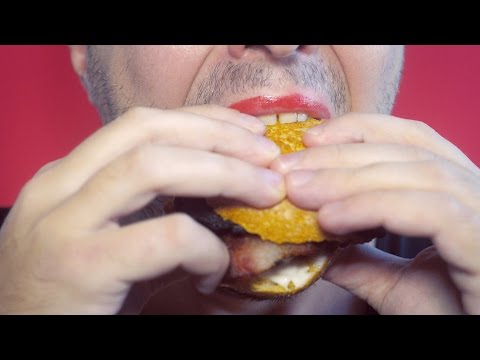 ASMR Eating 1 lb Tender Belly Bacon Sandwich 먹방