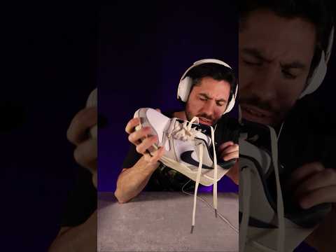 ASMR avec une basquettes Nike