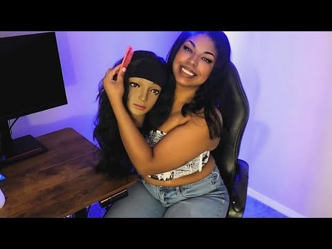 ASMR Tingly Scalp Scratching With Gum Chewing