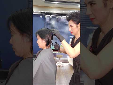 Hair Salon ASMR | Korean Hair Transformation & Magic Straightening | Rhea ASMR