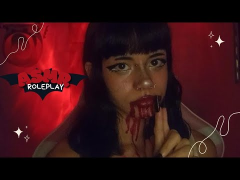 asmr vampira ciumenta fazendo checkout no seu sangue | ASMR