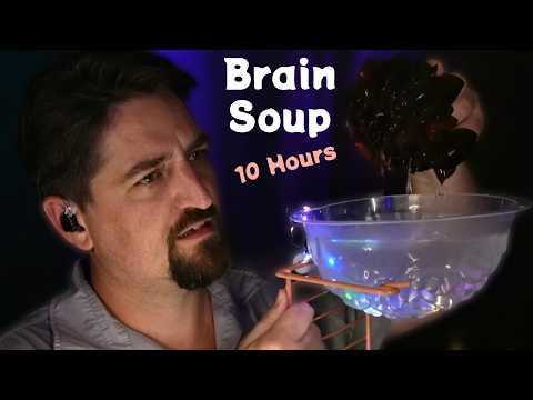 ASMR Brain Soup DARK Water Sounds 10 Hours - No Talking (Bonus Track)
