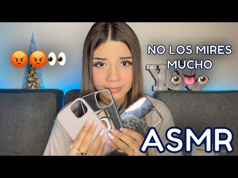 ASMR ESPAÑOL / VENDEDORA ANTIPÁTICA TE VENDE FUNDAS PARA EL CELULAR