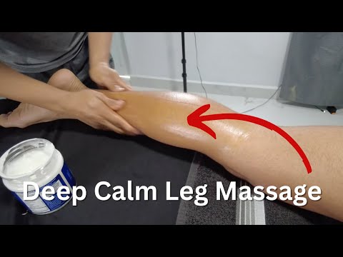 [ASMR] Relaxing Leg Massage | Professional Spa Session | No Talking