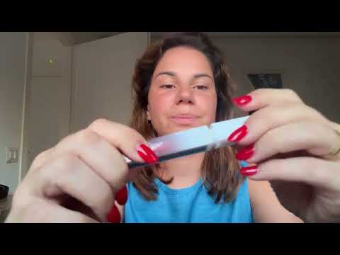 ASMR What’s in my bag ITA