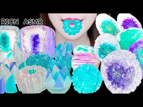 【ASMR】【咀嚼音 】【RECIPE】GEODE FOOD GEODE CHOCOLATE KOHAKUTO MUKBANG 먹방 食べる音 EATINGSOUNDS NOTALKING