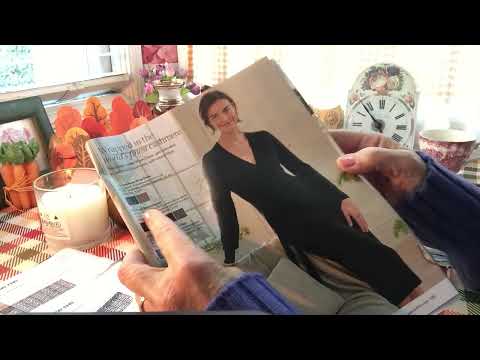 ASMR Previewing Mail-Order Catalogs for Holiday Shopping. Soft Spoken.