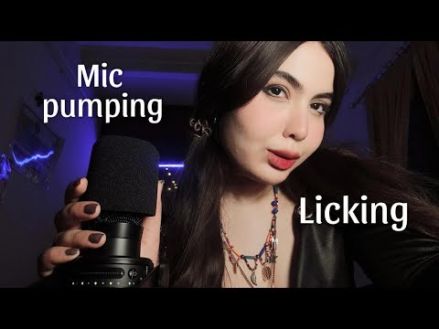 ASMR | LICKING, EATING EARS, MIC PUMPING