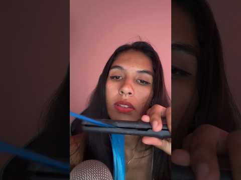 Asmr amiga fazendo chapinha 🩵 #asmrshortsvideo