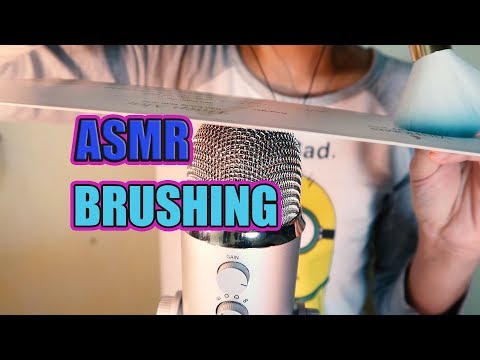 ASMR  BRUSHING THE MICROPHONE | ASMR HUYEN