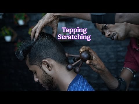 Head Massage Deep Relaxation ASMR: A Journey to Calm with Traditional Tools | Tapping & Scratching