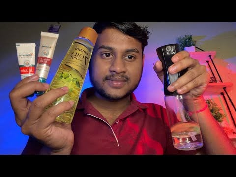 ASMR Skincare & Head Oil Massage 💆‍♂️✨ | Deep Relaxation, Personal Attention for Sleep