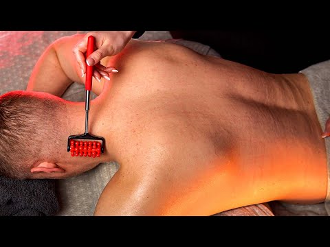 ASMR Relaxing Back Therapy: Scratching, Tracing & Massaging (No Talk)