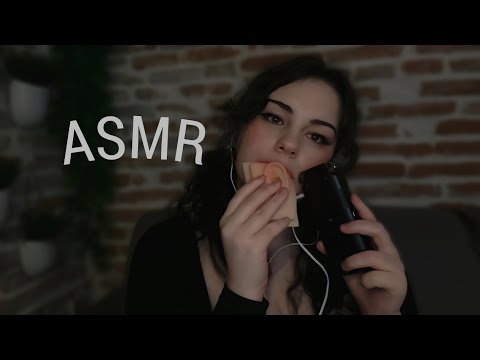 ASMR Super Squishy silicone Ear eating & chewing 🤤