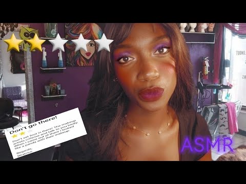 ASMR The WORST beauty salon in Paris💄(She's lying 🙄)