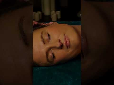 Massage down the neck