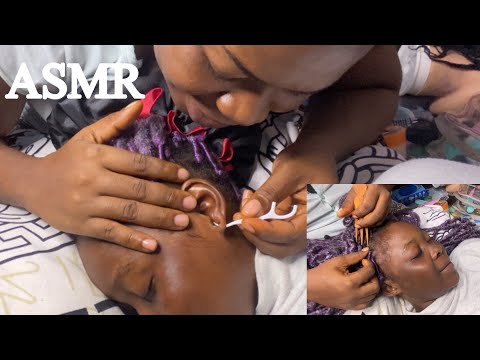 ASMR✨SATISFYING DENTAL EAR CLEANING PLUS GENTLE HAIR SCRATCH