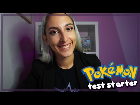 TEST STARTER POKÉMON 😮 ROLEPLAY PARODIA 😝 SOFT SPOKEN | ASMR ITA