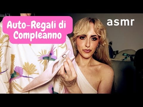 ASMR| REGALI di COMPLEANNO che ho fatto per me stessa 🎁🥳