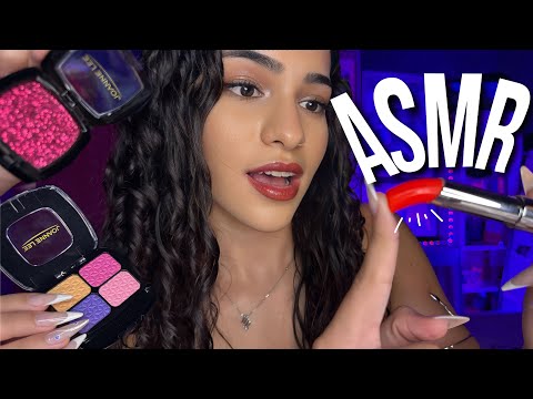 ASMR MAKE FAKE - TE MAQUIANDO DELICADAMENTE ATÉ VOCÊ DORMIR ☁️💤