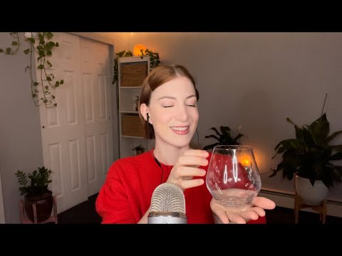 Asmr calming tapping glass for sleep #shorts