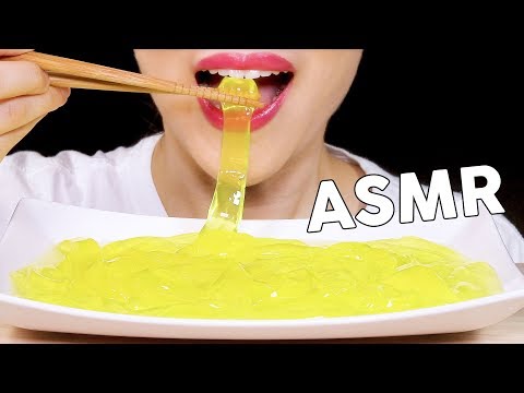 ASMR KONJAC JELLY 곤약젤리 먹방🍋| MINEE EATS