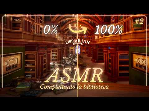ASMR ✧ La mejor bibliotecaria del mundo 📚🪄 Librarian: Tidy Up the Arcane Library #2