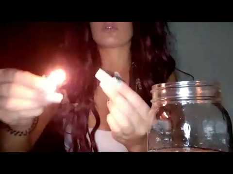 ASMR Lighting Matches Dropping Them in Water and Blowing Them Out, Mouth Sounds, Water Sounds