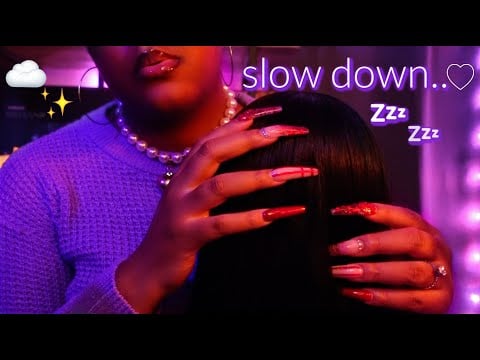 ASMR Scalp Massage to Quiet Your Mind Completely 😴💆🏽‍♀️✨
