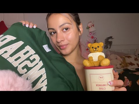 ASMR gym shark haul 🦈/monthly favorites ✨🛍️💤