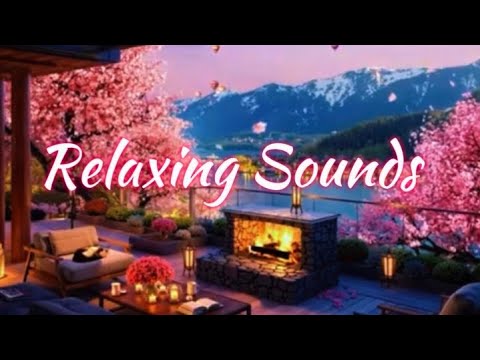 Cozy Spring Ambience 🌺 Soft Relaxing Sounds of Jazz Music for Relaxation and Sleeping